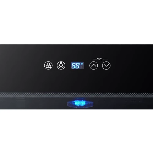 Винна шафа Midea MDRW107FGG22: Регульований діапазон температур, C 5-18