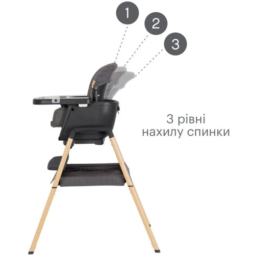 Стульчик для кормления Tutti Bambini Nova серый (611010/3590)