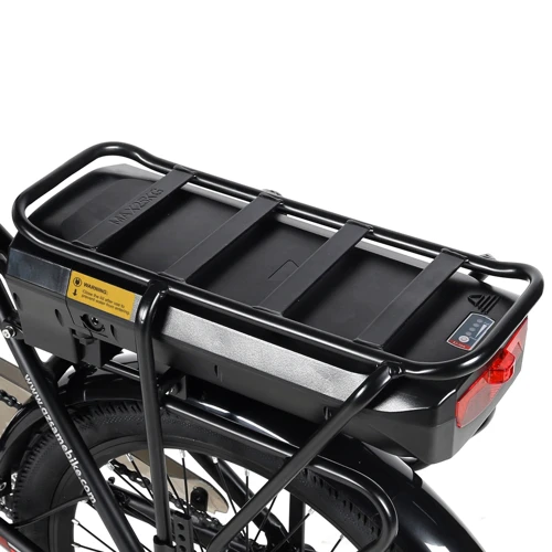 Электровелосипед SAMEBIKE JG20 (350 Вт, 10 А/час, 36 В, 25 км/ч), колеса 20, черный: Особенности С багажником, Бортовой компьютер, С сиденьем, С сиденьем