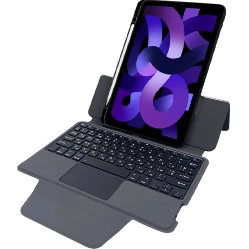 Аксесуар для iPad AirOn Premium Case Smart Keyboard Black for iPad Air (2020-2025) (4822352781094): Особливості відділення для стілусу, оснащений трекпадом, Складається в підставку, захист спереду, ззаду та в кутах, режим автопробудження/сну