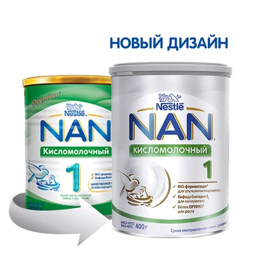 Детская смесь Nestle NAN 1 Кисломолочный с рождения 400 г (1000009)