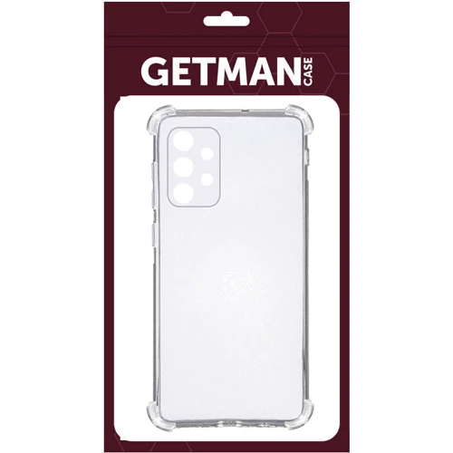 Аксесуар для смартфона TPU Case GETMAN Ease logo Clear для Samsung A235 Galaxy A23 4G: Сумісність Samsung A235 Galaxy A23 4G