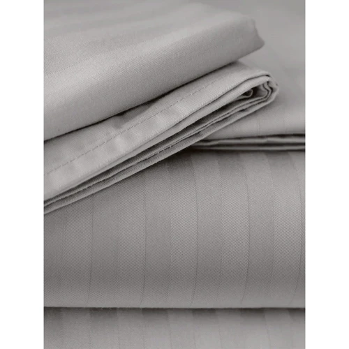 Комплект постільної білизни LightHouse Sateen Stripe Grey страйп-сатин євро (603609_2,0): Матеріал страйп-сатин
