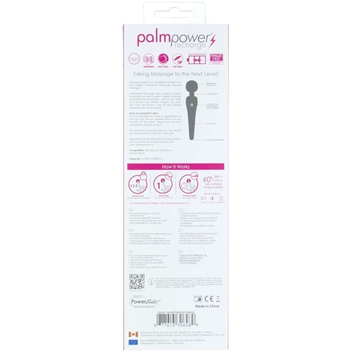 Вибромассажер PalmPower Recharge - Pink