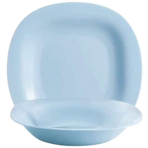 Столовый сервиз Luminarc Carine Diwali Light Blue 6 персон 18 предметов (P7629): Материал стекло