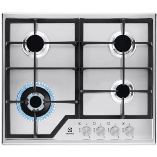 Варочная поверхность газовая Electrolux LGS6436SX: Количество конфорок 4