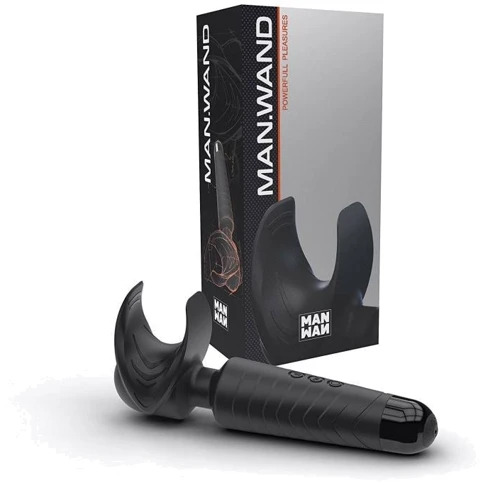 Мастурбатор-вібромасажер Manwan MAN.WAND, відмінно для пар, вібро-мінет, 20 режимів