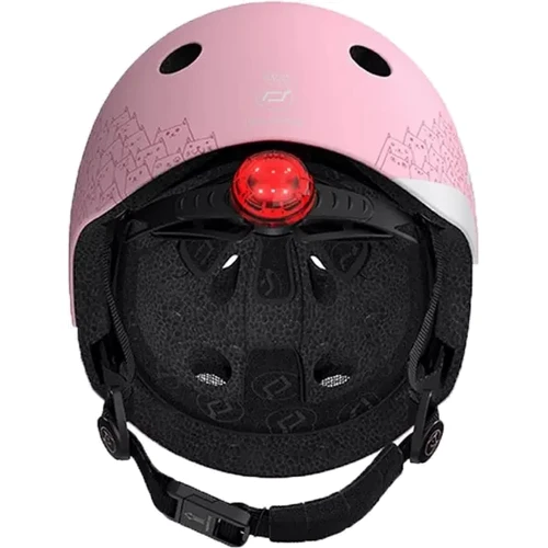 Шлем детский Scoot and Ride Розовыйс фонариком 45-51см (SR-210225-ROSE): Размер ХХS