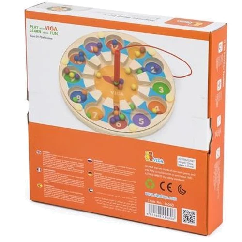 Магнитный лабиринт Viga Toys Часы (44560)