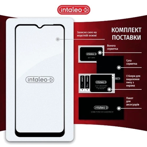 Аксессуар для смартфона Intaleo Tempered Glass Full Glue Black for Tecno POP 3 (BB2) фото 6