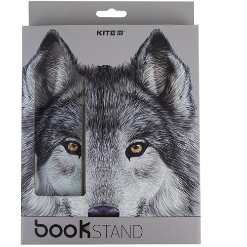 Подставка для книг Kite Wolf металлическая 20х26 см (K24-390-2) фото 3
