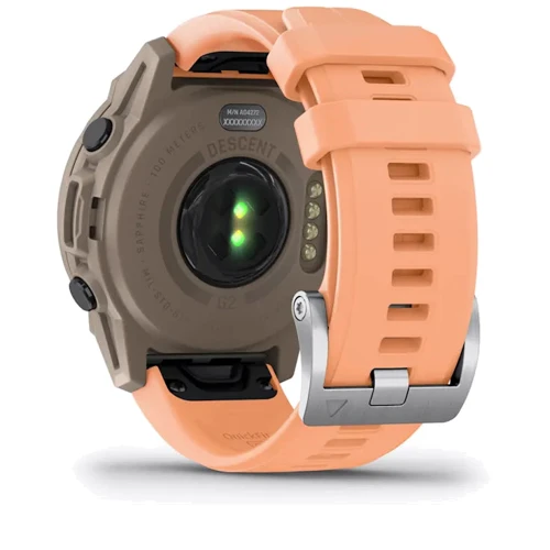 Смарт-часы Garmin Descent G2 Paloma with Shell Pink Band (010-02986-01) фото 10