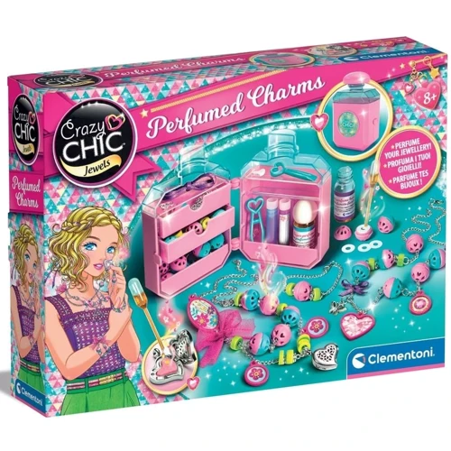 Набор для творчества Clementoni Perfumed Charms серия Crazy Chic (8005125186006)