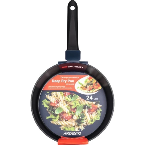 Сковорода Ardesto Gemini Gourmet Bolzano 24 см (AR1924GDP): Антипригарное покрытие Тефлоновое