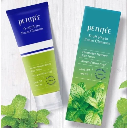 Petitfee D-off Phyto Foam Cleanser Фито-пенка для глубокого очищения 100 ml: Время применения Универсальный