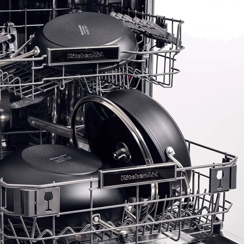Сковорода KitchenAid FHA 20 см (CC005692-001): Додатково Ручка с отверстием для подвешивания, Мытье в посудомоечной машине