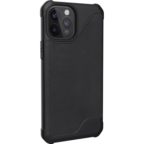 Чохол для iPhone Urban Armor Gear UAG Metropolis LT Leather Black (11236O118340) for iPhone 12 Pro Max: Матеріали шкіра