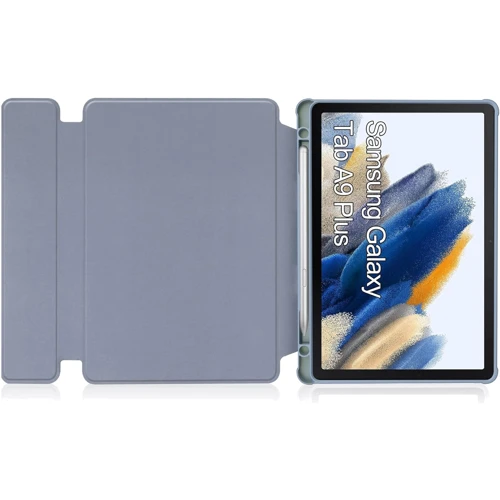 Аксесуар для планшетних ПК BeCover Case Rotatable Smart Keyboard Purple для Samsung Galaxy Tab A9 Plus SM-X210/SM-X215/SM-X216 (710334): Матеріал Экокожа