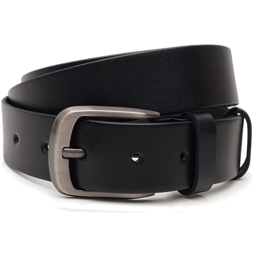 Чоловічий ремінь Borsa Leather чорний (V1125FX01-black)