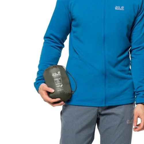 Пуховик Jack Wolfskin JWP Down 1205931-5066 48 сіро-оливковий зимовий: Тип застібки На молнии