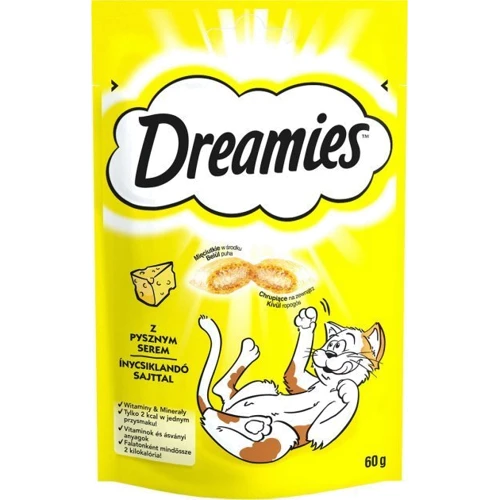 Лакомства Dreamies Cheese для кошек с сыром 60 г (4008429037979)