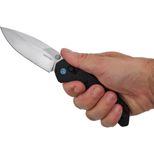 Ніж Kershaw Heist G10 S35VN black (2037G10): Система блокування Есть