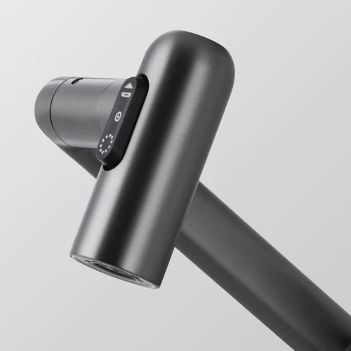 Смеситель для раковины Lefton Single-Hole Rotatable Faucet with Temperature Display-BF2204 Grey