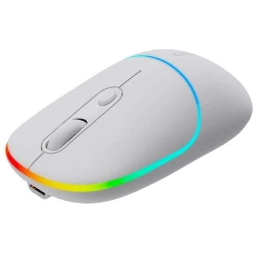 Мышь Canyon MW-22 Dual Band RGB Wireless Snow White (CNS-CMSW22SW): Интерфейс подключения Bluetooth, Wireless
