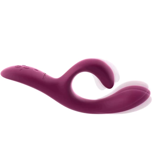 We-Vibe Nova 2 - Універсальний вібратор-кролик зі смарт-керуванням і гнеться вагінальним стимулятором, 21.7х3.9 см, (фіолетовий)