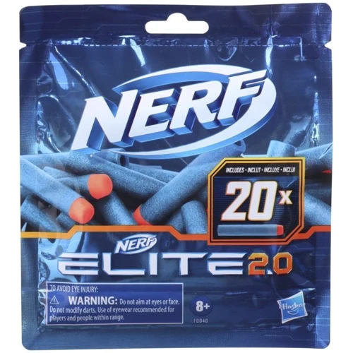 Набір стріл Nerf Elite 2.0 20 шт (F0040): Тип бойове спорядження