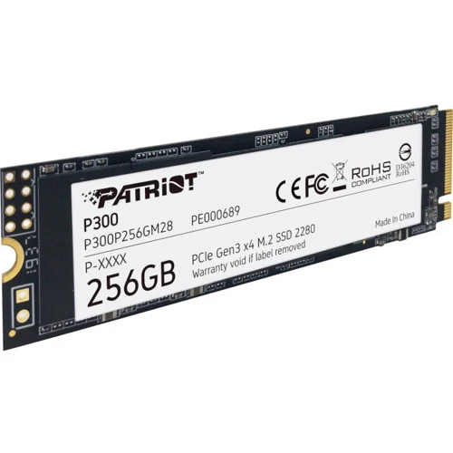 PATRIOT P300 256 GB (P300P256GM28): Тип накопичувача внутренний