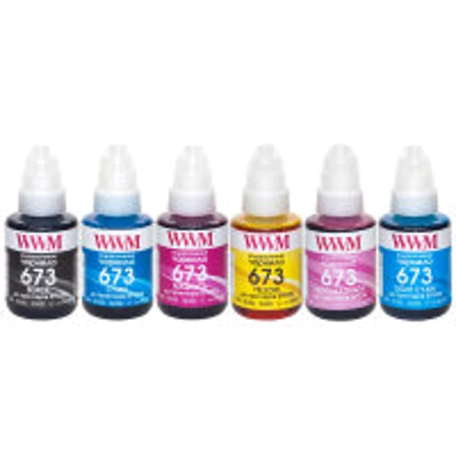 Чорнило WWM Epson L800, 6х140г B/C/M/Y/LC/LM (E673SET6)