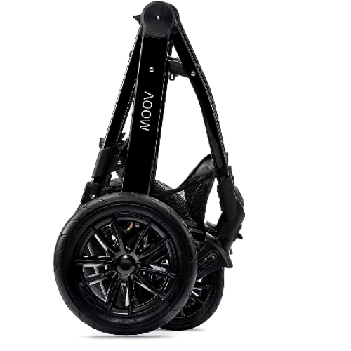Универсальная коляска 3 в 1 Kinderkraft Moov Black (KKWMOOVBLK00NC): Материал колес резина (надувные)