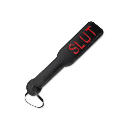Шлёпалка SLUT Пикантные Штучки (черная)