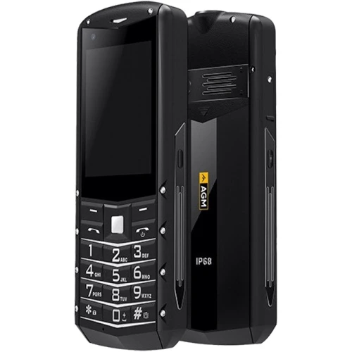 Мобильный телефон AGM M5 Black: Дисплей 2.8 TFT (320х240) 143 ppi Corning Gorilla Glass 5