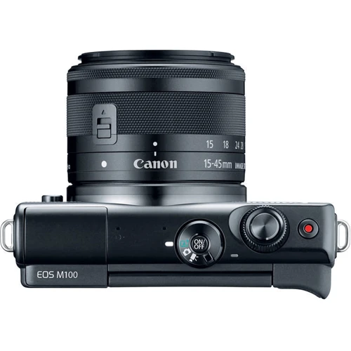 Canon EOS M100 kit (15-45mm) IS STM Black Официальная гарантия: Сменный объектив 15-45mm F3.5-6.3 IS STM