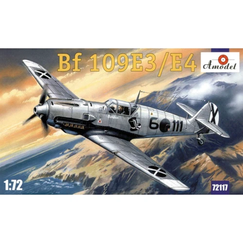 Модель Amodel Истребитель Messerschmitt Bf-109 E3/E4 (AMO72117)