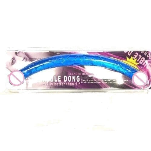 Двойной фаллоимитатор Double Dong, BI-040015, BLUE