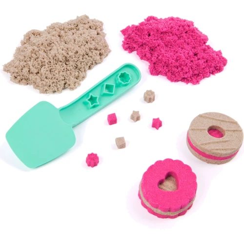 Набор песка для творчества Kinetic Sand Цветное печенье 2 цвета 227 g (71678): Вид Лепка