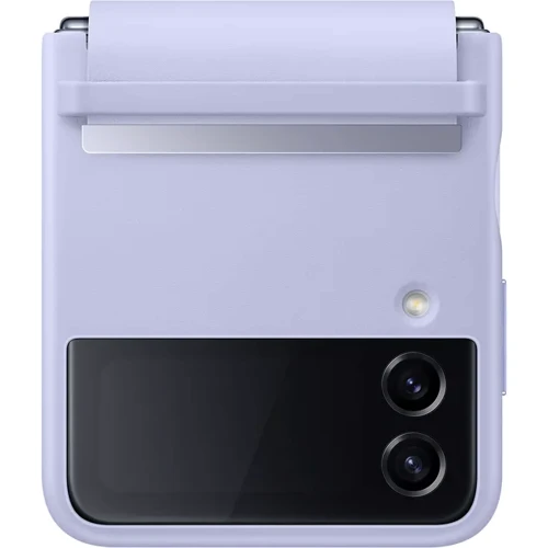 Аксесуар для смартфона Samsung Flap Leather Cover Serenity Purple (EF-VF721LLEGUA) для Samsung F721 Galaxy Flip 4: Матеріал кожа