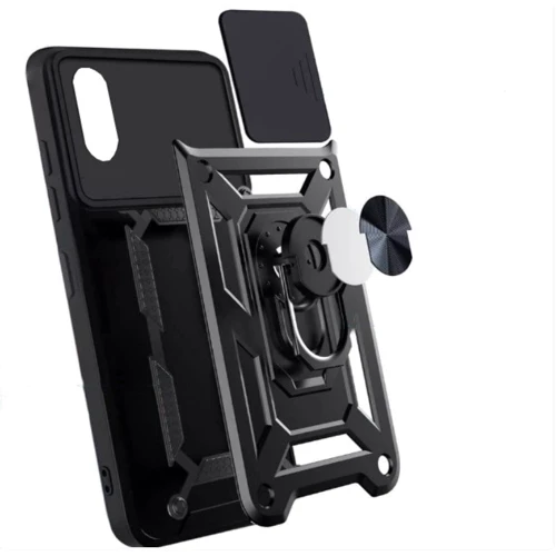 Чехол для телефонов BeCover Military Black for Google Pixel 6A (708824): Материал TPU (термополиуретан) и пластик