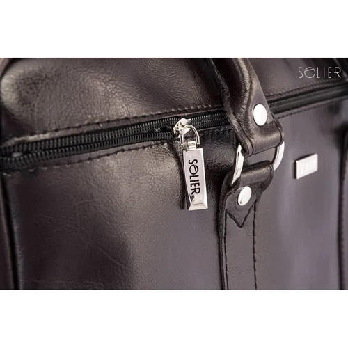 Сумка для ноутбука Solier 17" KILBRIDGE Leather Case Brown (SL03Brown) фото 8