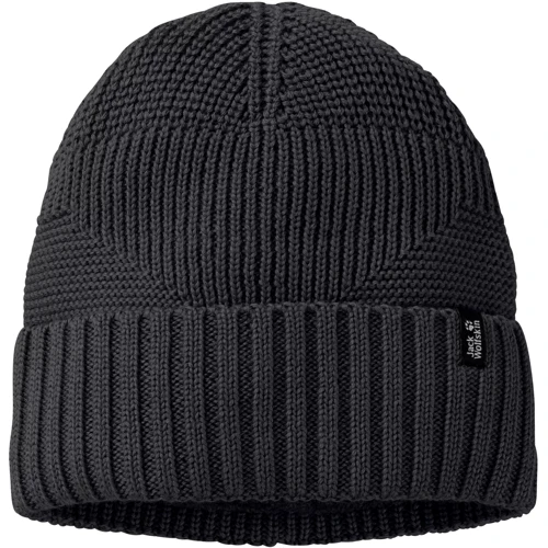 Шапка Jack Wolfskin Woods Cap M черная (1910021_6000)