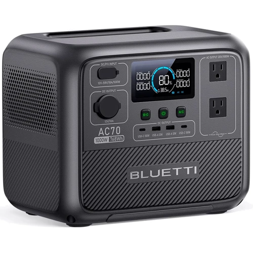 Зарядная станция Bluetti AC70 768Wh 1000W UA: Количество розеток 220V 2
