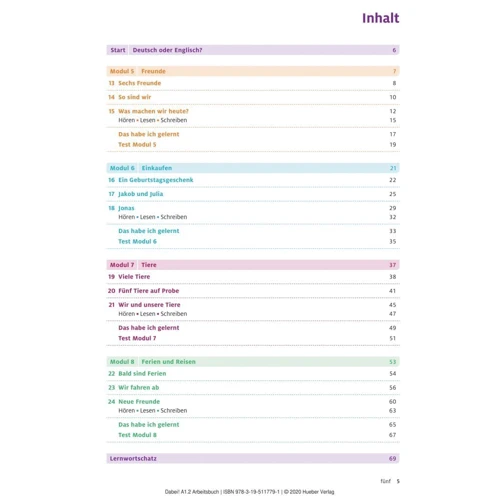 Dabei! A1.2: Arbeitsbuch: Обкладинка Мягкая