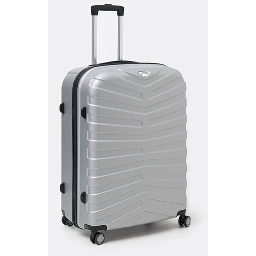 Чемодан Ricco Grande XL silver (T15002silver-XL): Фактура Зернистая, Матовая