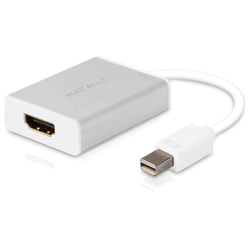 Адаптер Macally Mini DisplayPort to HDMI 4K (MD-HDMI-4K): Цвет белый