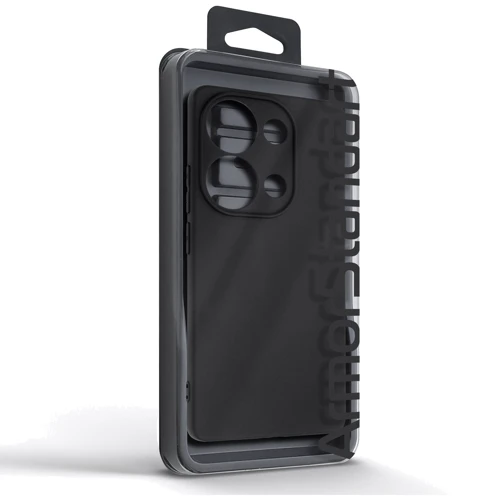 Чохол для телефона ArmorStandart Matte Slim Fit Camera cover Black для Xiaomi Poco M6 Pro 4G (ARM74146): Колір черный