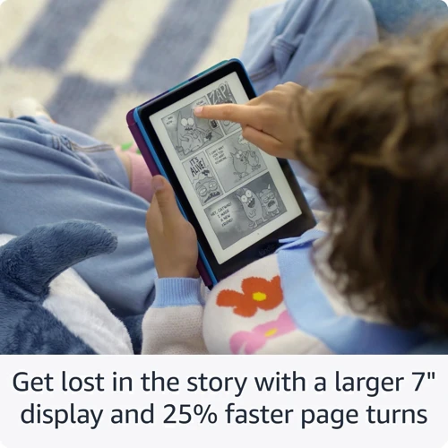 Електронна книга Amazon Kindle Paperwhite 12th Gen. 2024 Kids Edition 16Gb Diary of a Wimpy Kid: Екран 7" glare-free, 300 ppi