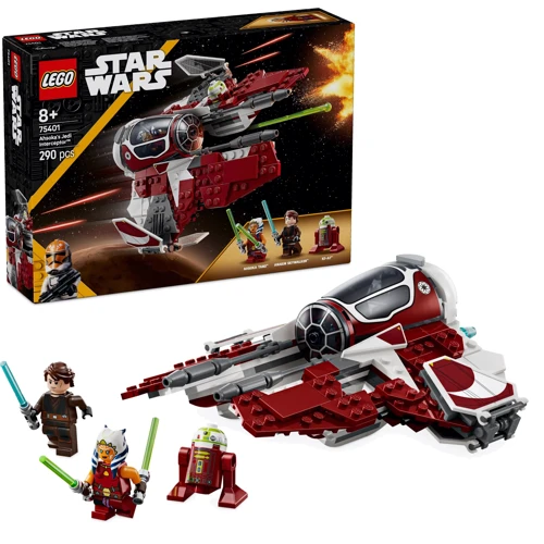 Конструктор LEGO Star Wars Джедайский перехватчик Асоки 290 деталей (75401): Количество деталей, шт. 290